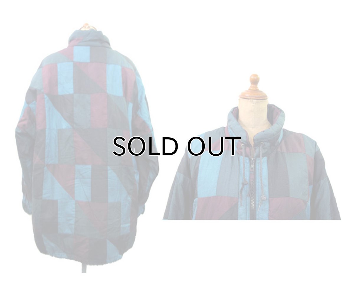 画像2: 1980's~ "SPENCER" Padding Design Jacket　QUILT　size M - L位 (表記 M) (2)