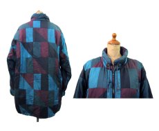 画像2: 1980's~ "SPENCER" Padding Design Jacket　QUILT　size M - L位 (表記 M) (2)