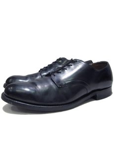 画像1: 1980's "US NAVY" Oxford Service Shoes　BLACK　size 10 R  ( 28 cm ) (1)