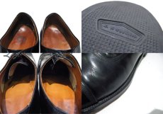 画像4: ~1970's UNKNOWN Straight Tip Leather Shoes　BLACK　size 9 1/2 B  ( 27~27.5 cm ) (4)