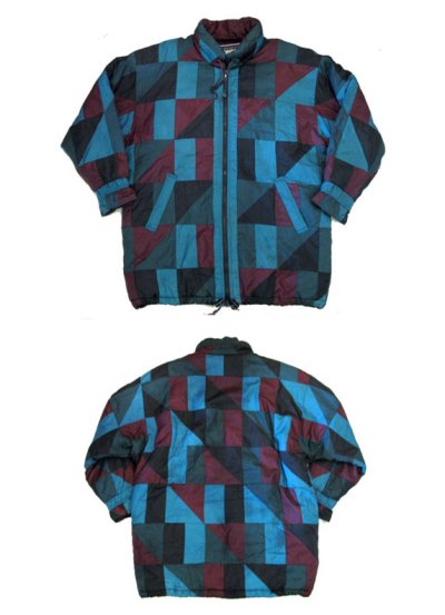 画像1: 1980's~ "SPENCER" Padding Design Jacket　QUILT　size M - L位 (表記 M)