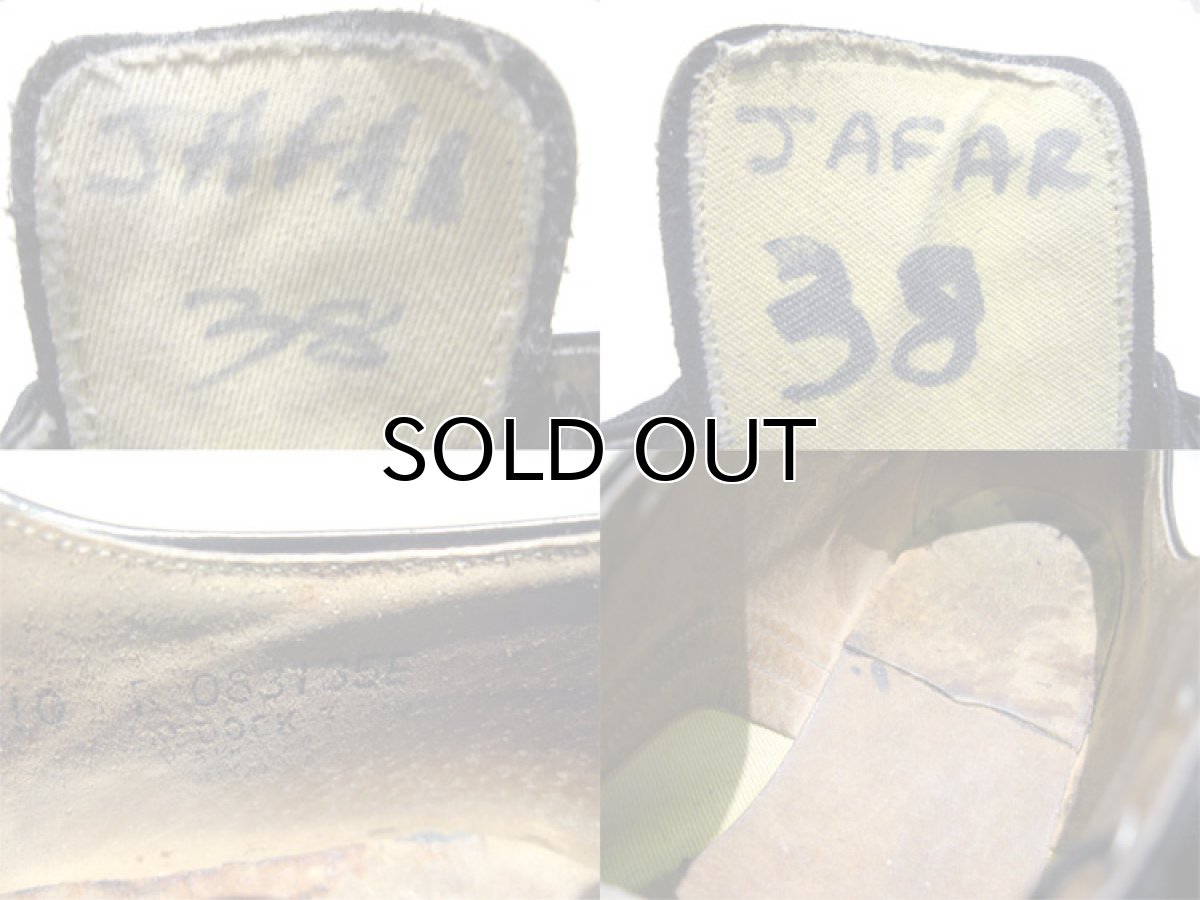 画像4: 1980's "US NAVY" Oxford Service Shoes　BLACK　size 10 R  ( 28 cm ) (4)