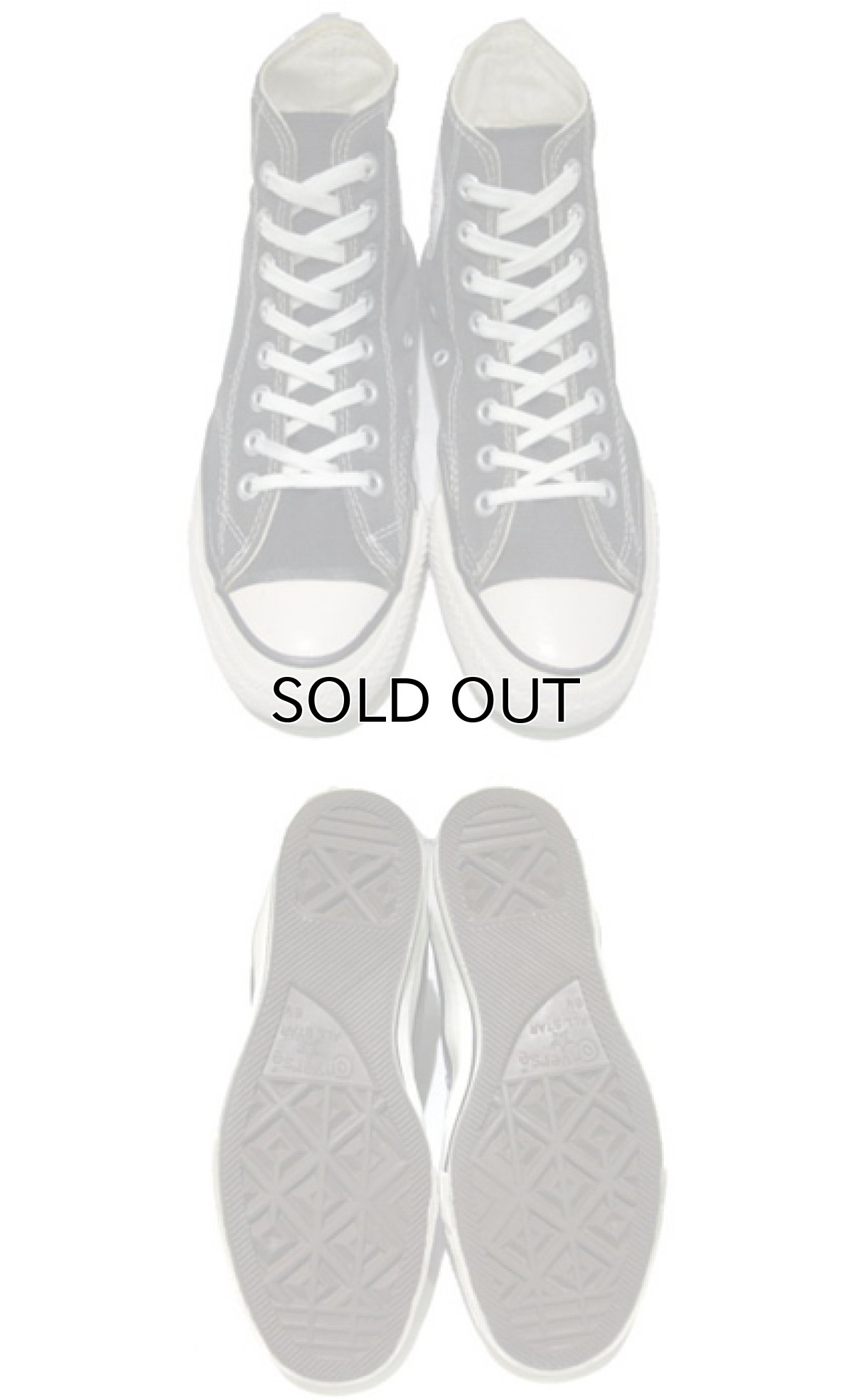 画像4: 1980's "CONVERSE" ALL STAR HI side stitch   made in USA BLACK  size US 6 1/2 (25cm) (4)