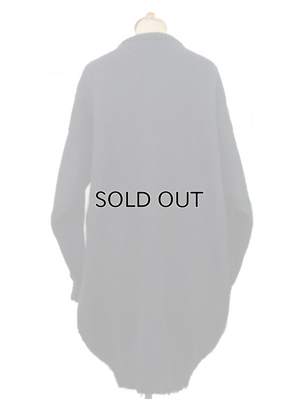 画像2: Europe Mohair Wool Check Pattern Cardigan size XL 位 ( 表記 M ) (2)