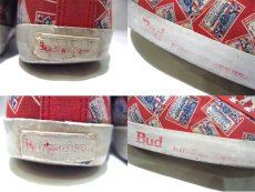 画像5: 1980's "Budweiser" Hi-Cut Canvas Sneaker   made in KOREA　総柄 　size US 8 1/2 (26.5cm) (5)