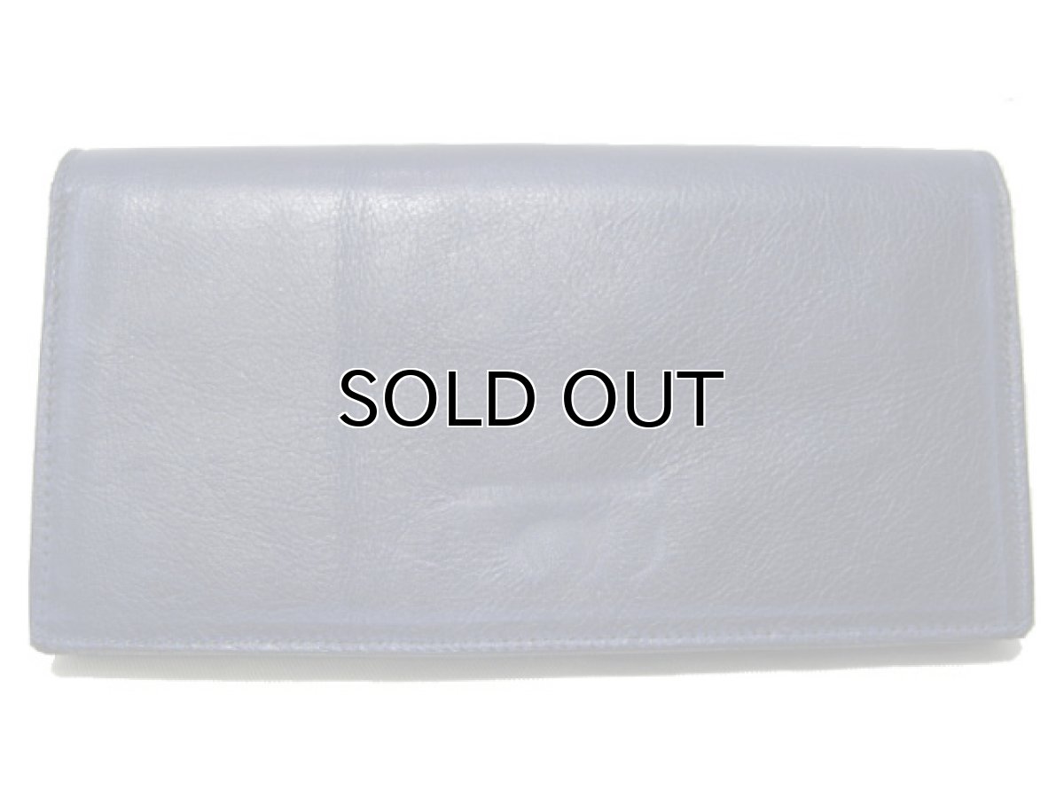 画像2: "JUTTA NEUMANN" Leather Wallet "the Waiter's Wallet"  color : NAVY / EMERALD 長財布 (2)