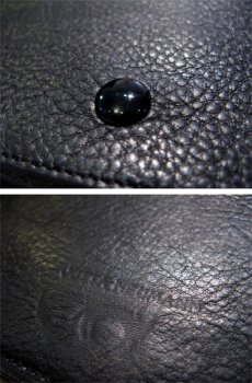 画像3: "JUTTA NEUMANN" Leather Wallet "the Waiter's Wallet"  color : BLACK / YELLOW 長財布 (3)