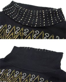 画像4: "Victoria Jones" Design Turtleneck Sweater　size L - XL (表記 M) (4)