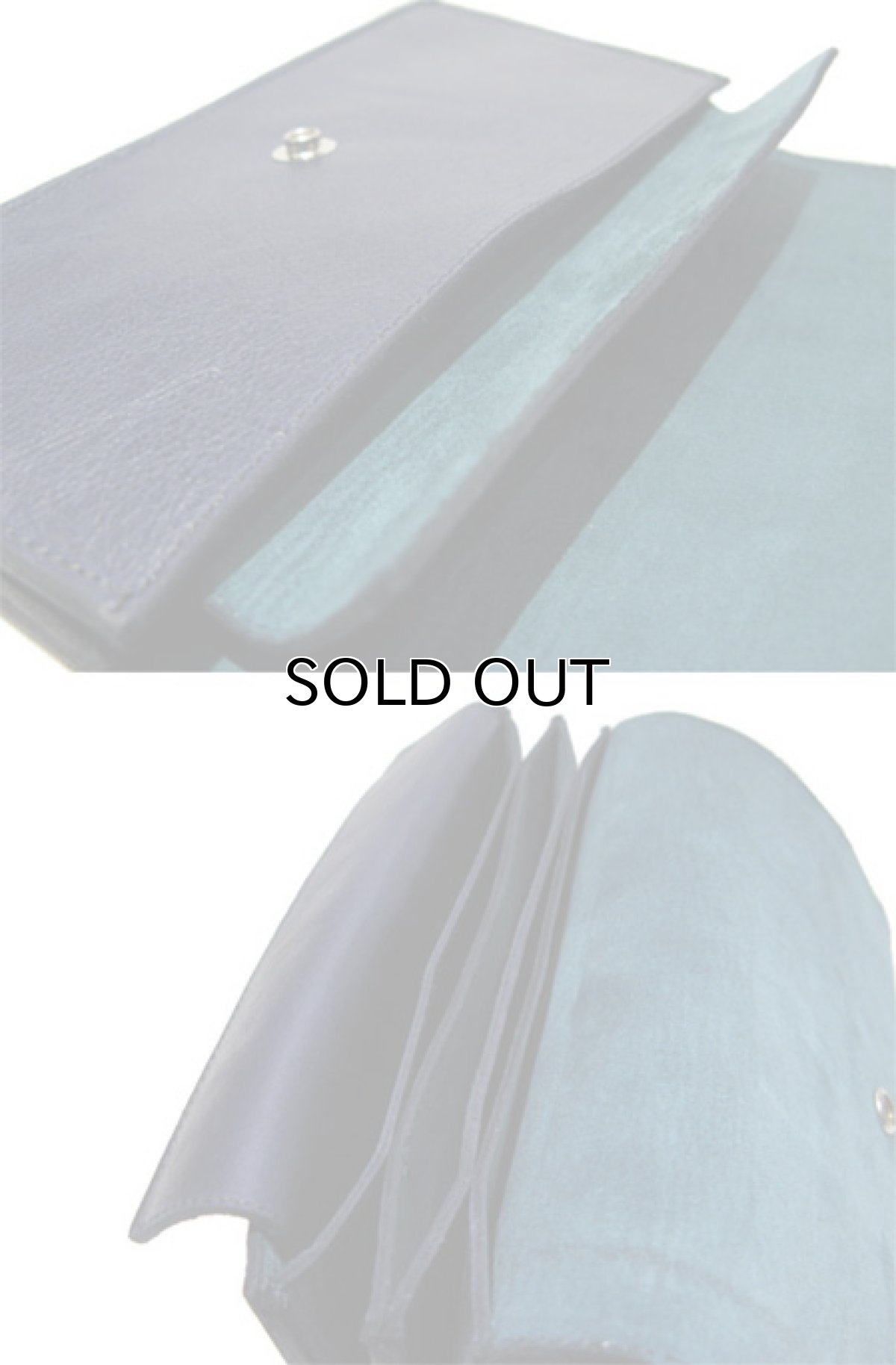 画像5: "JUTTA NEUMANN" Leather Wallet "the Waiter's Wallet"  color : NAVY / EMERALD 長財布 (5)