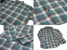 画像4: "J.Crew" L/S Check Flannel Shirts  GREEN系　size M位  (表記 S ) (4)