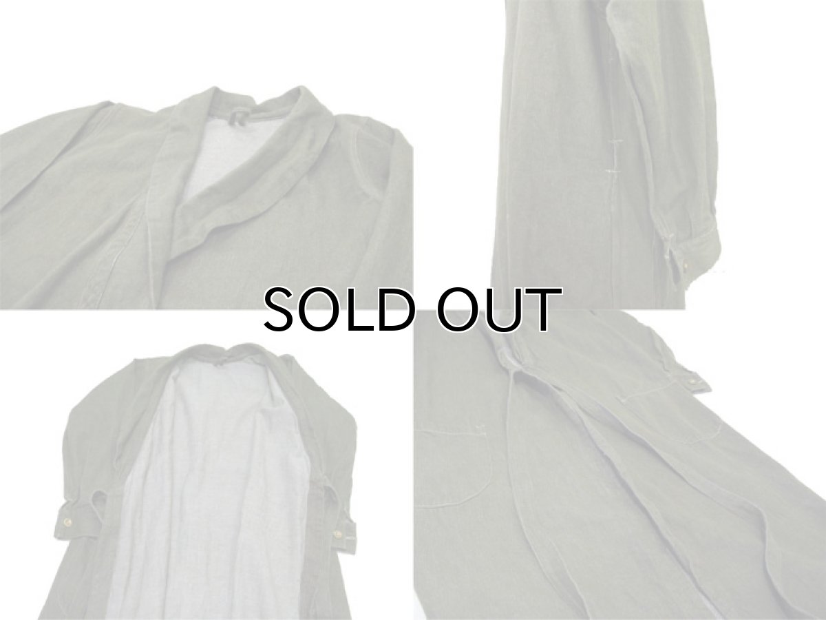 画像5: 1940's British Army Green Denim Coat color : Green size S位 (表記 不明) (5)