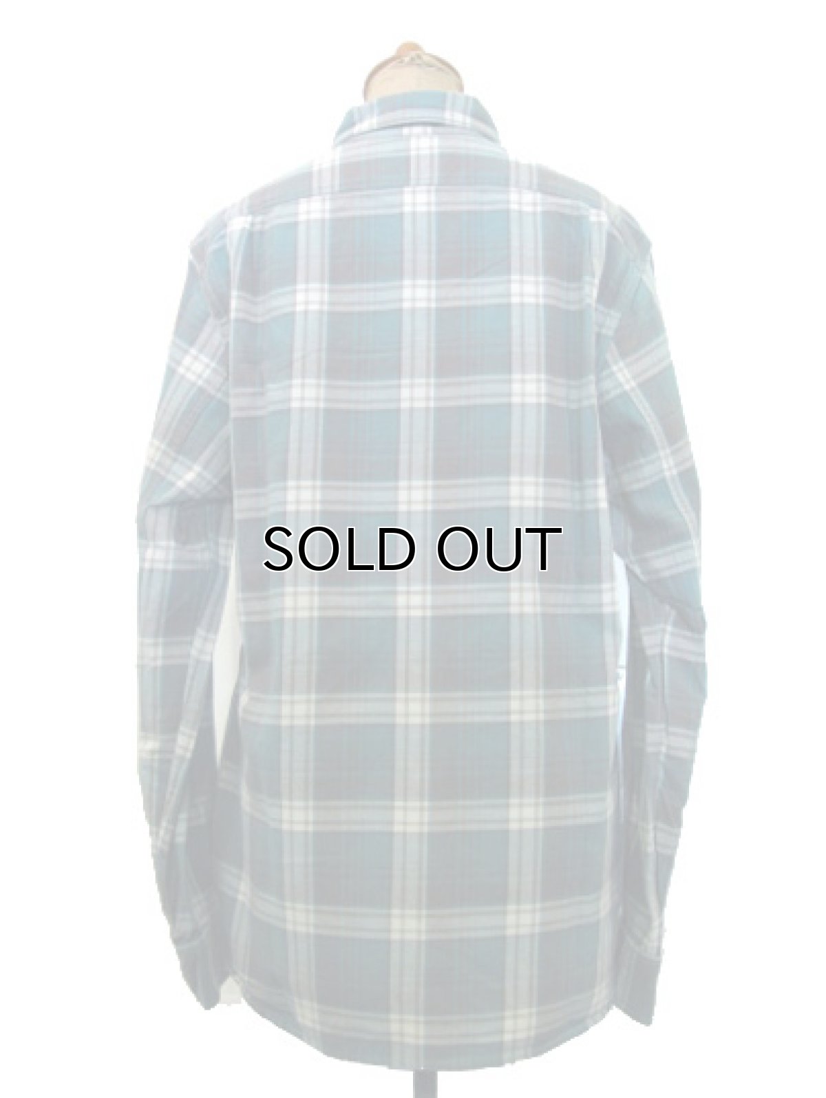 画像2: "J.Crew" L/S Check Flannel Shirts  GREEN系 size M位  (表記 S ) (2)
