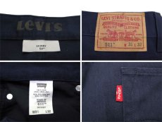 画像3: Levi's 511 Cotton Skinny Pants　color : Navy　size w 31 inch  (表記 31) (3)