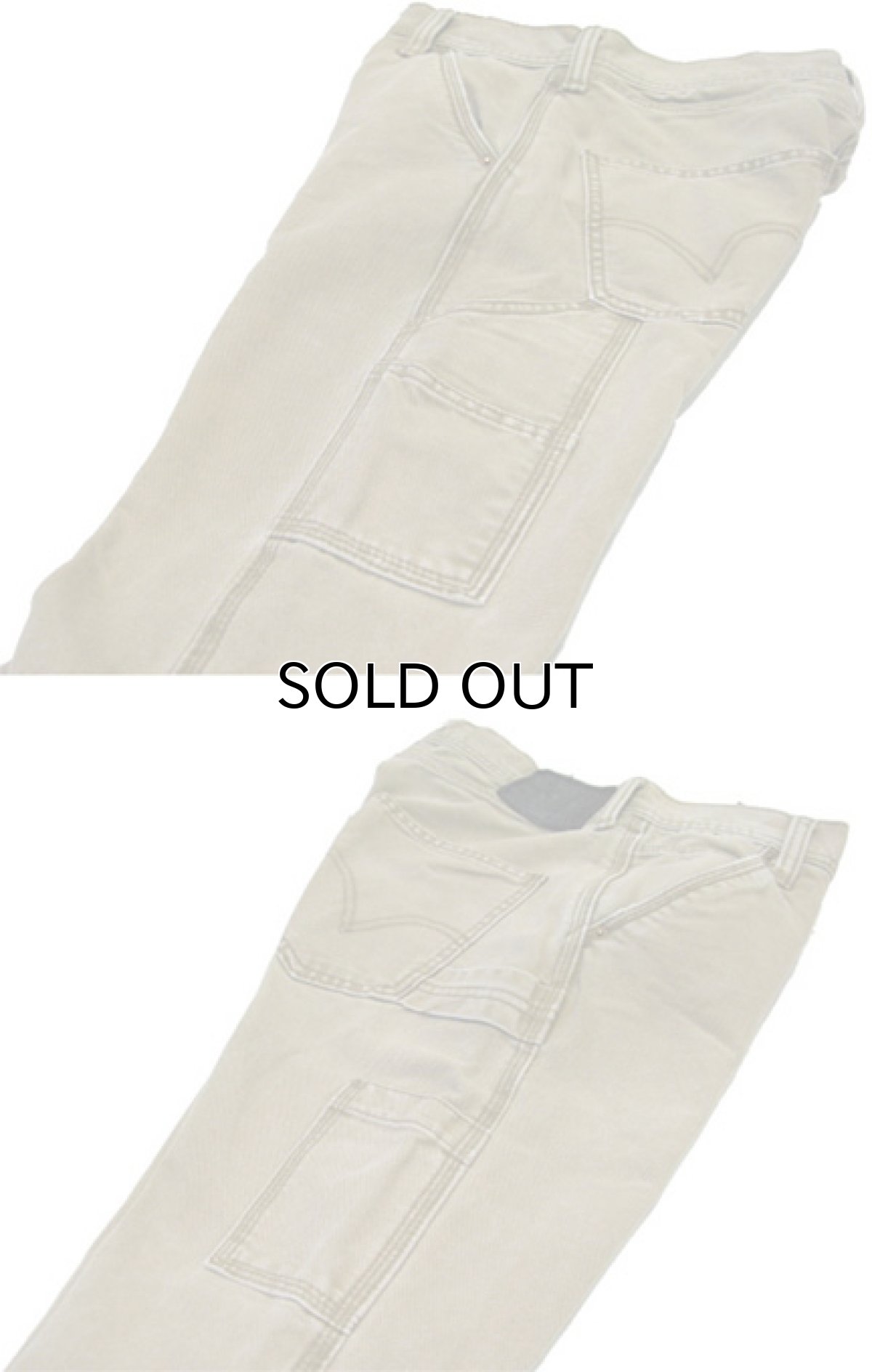 画像3: Levi's 511 Duck Skinny Pants　color : Beige　size w 32 inch  (表記 32) (3)