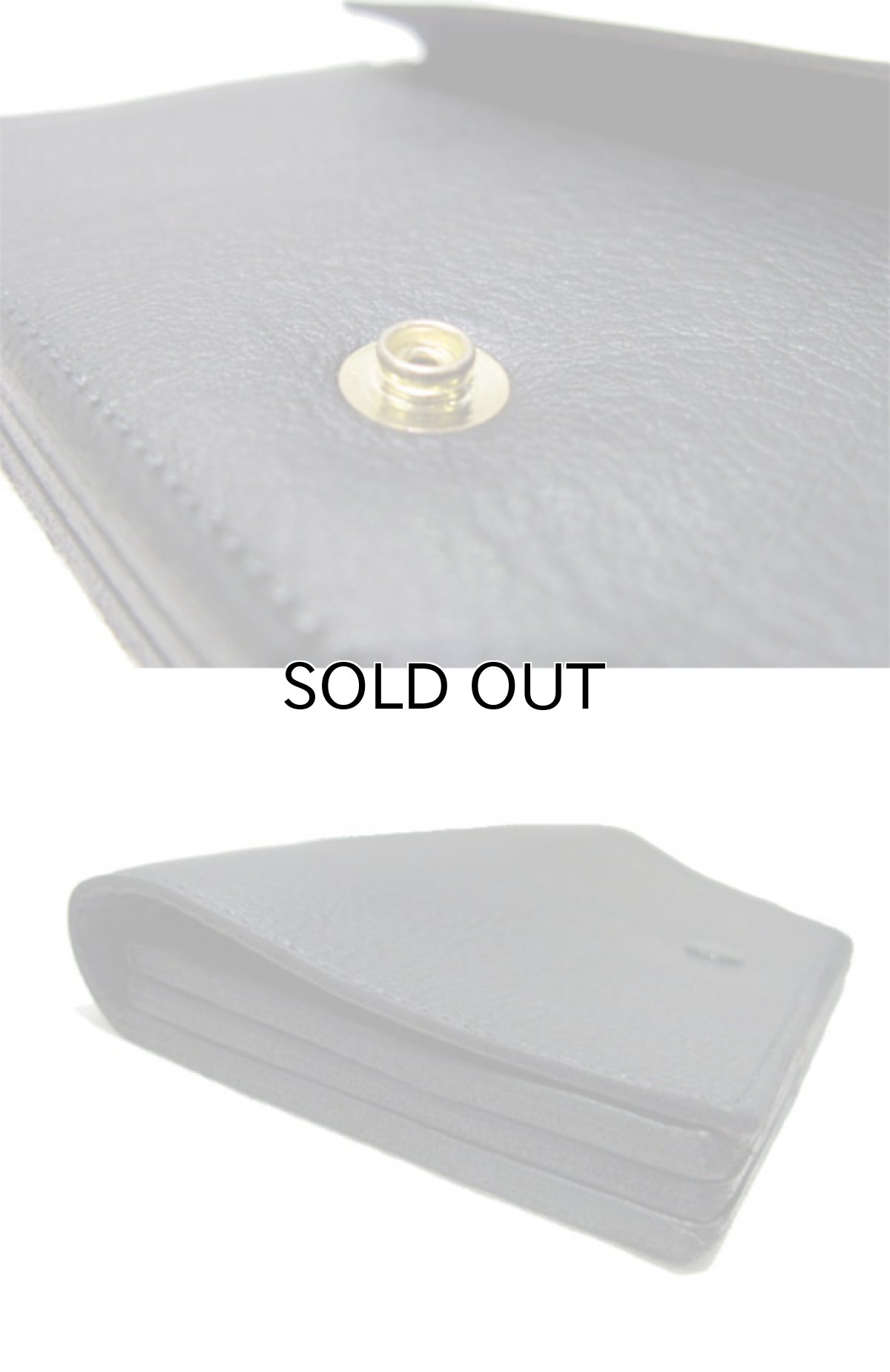 画像5: "JUTTA NEUMANN" Leather Wallet "the Waiter's Wallet"  color : BLACK / PURPLE 長財布 (5)