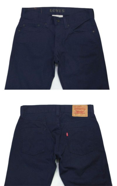 画像1: Levi's 511 Cotton Skinny Pants　color : Navy　size w 31 inch  (表記 31)