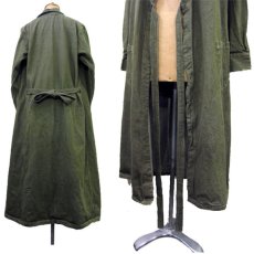 画像2: 1940's British Army Green Denim Coat　color : Green　size S位 (表記 不明) (2)