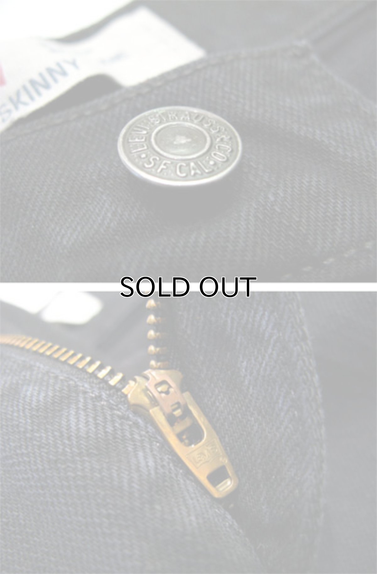 画像4: Levi's 511 Stretch Denim Skinny Pants　color : Black　size w 32 inch  (表記 30) (4)