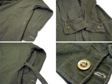 画像3: 1940's British Army Green Denim Coat　color : Green　size S位 (表記 不明) (3)