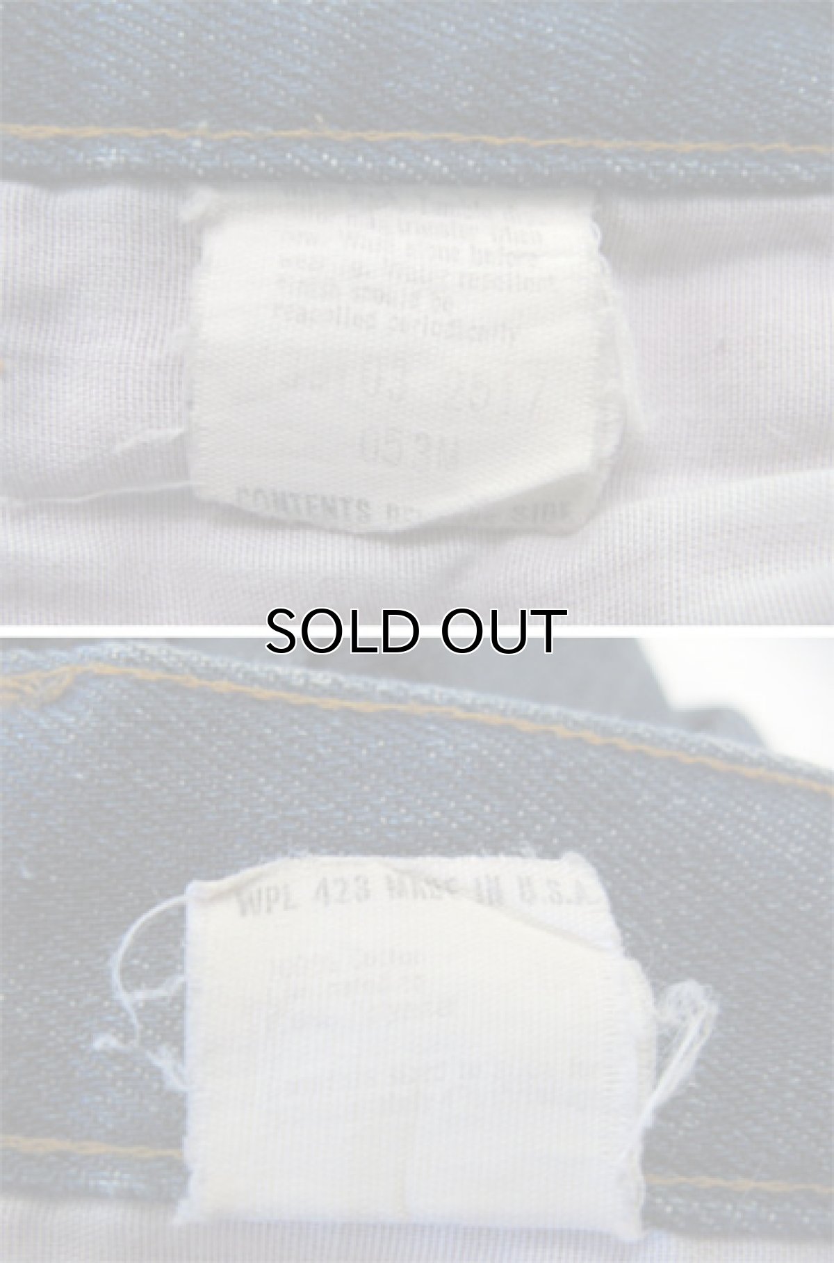画像4: 1980's Levi's 517 Denim Pants with Lining "1984 L.A Olympic" size 30.5 inch (表記 30 x 34) (4)
