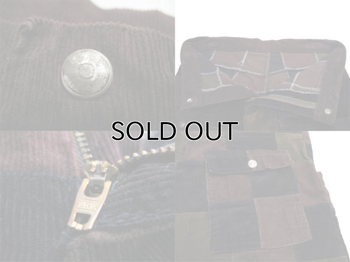 画像3: 1990's~ Levi's Patch Work Corduroy Bush Pants size w 32 inch (表記 不明) (3)