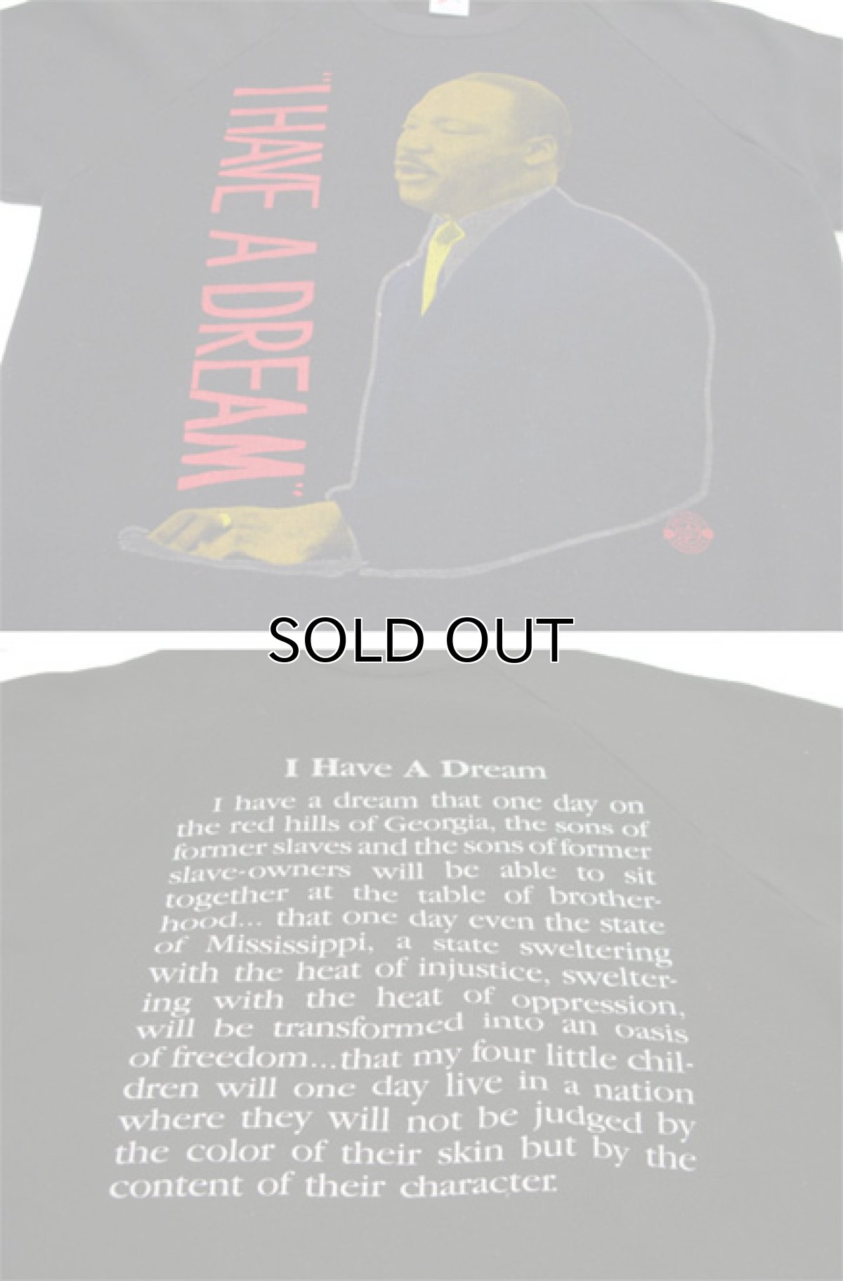 画像4: 1980's Jerzees " Martin Luther King jr. " Crew Neck Sweat　BLACK　size L 位 (表記 XL) (4)