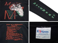 画像4: 1980's Hanes " M is for Manhood " Crew Neck Sweat　BLACK　size M 位 (表記 L) (4)