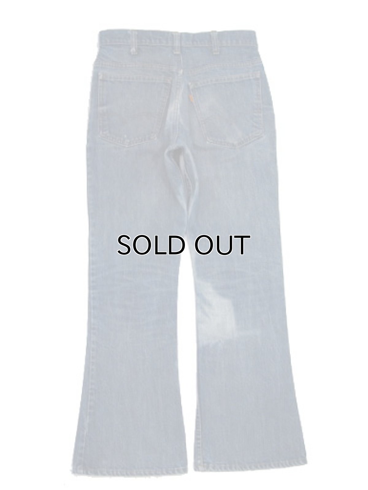 画像2: 1970's Levi's 646 Indigo Denim Pants size 29.5 inch (表記 30 x 30) (2)