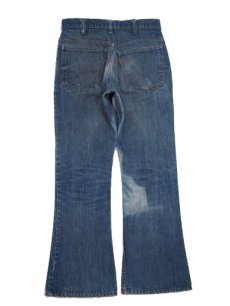 画像2: 1970's Levi's 646 Indigo Denim Pants　size 29.5 inch (表記 30 x 30) (2)