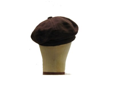 画像1: NewYorkHat "Spitfire" Linen Casquette　made in USA　BROWN