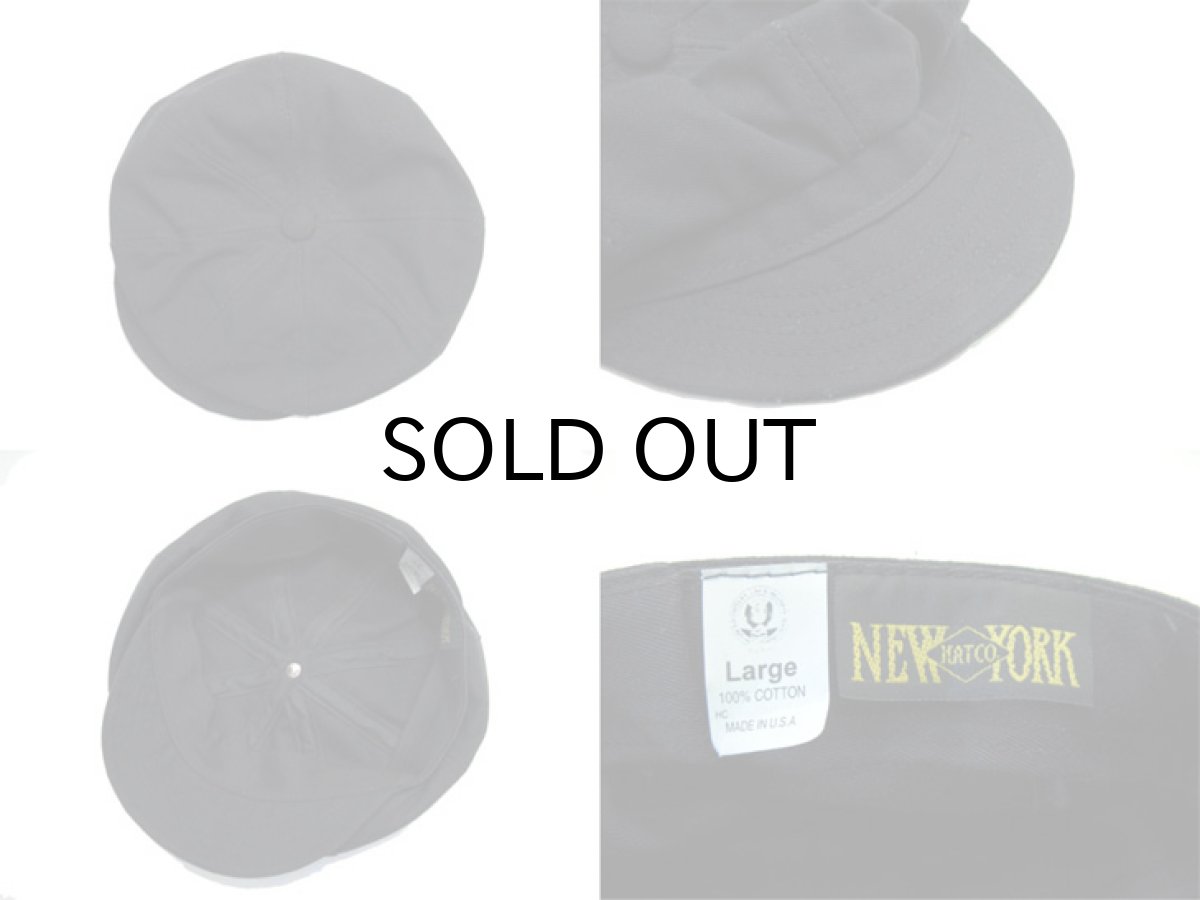 画像3: NewYorkHat "Spitfire" Canvas Casquette　made in USA　BLACK (3)