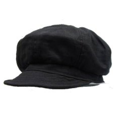 画像1: NewYorkHat "Spitfire" Linen Casquette　made in USA　BLACK (1)