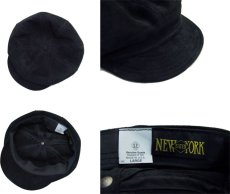 画像3: NewYorkHat "Spitfire" Suede Casquette　made in USA　BLACK (3)