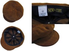 画像3: NewYorkHat "Spitfire" Suede Casquette　made in USA　RUST ( Lt. Brown ) (3)