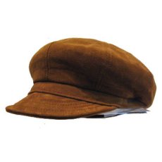 画像1: NewYorkHat "Spitfire" Suede Casquette　made in USA　RUST ( Lt. Brown ) (1)