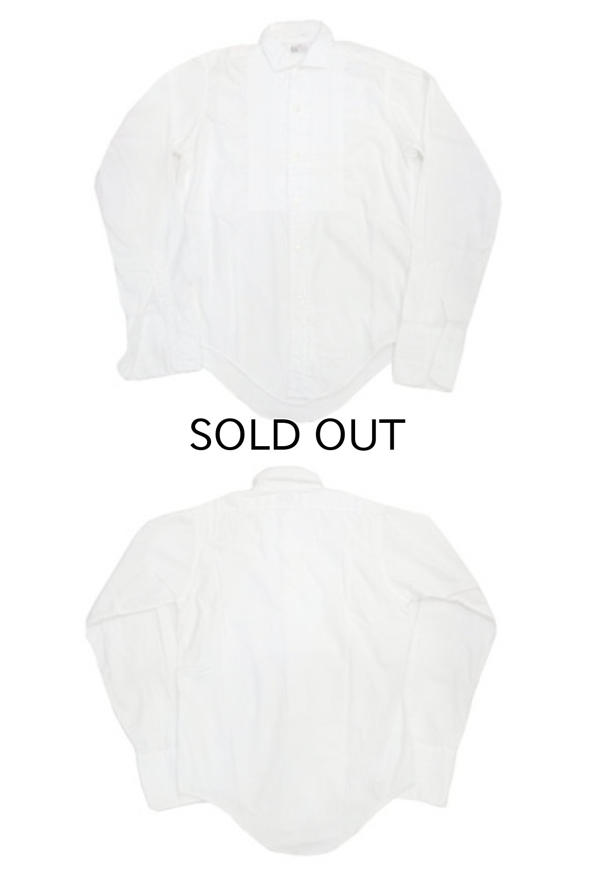 画像4: 1960's~ "KAYNEE"  Double Cuffs Dress Shirts  size XS 位  (表記 13 1/2 ) (4)