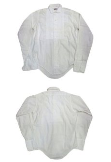 画像4: 1960's~ "KAYNEE"  Double Cuffs Dress Shirts  size XS 位  (表記 13 1/2 ) (4)