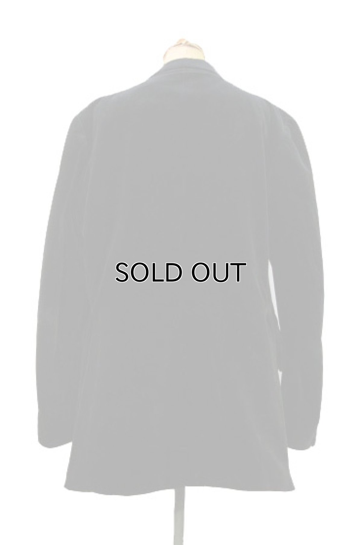 画像2: 1980's " Yves Saint Laurent " 3-Button Velour Jacket　size M -L (表記 20) (2)