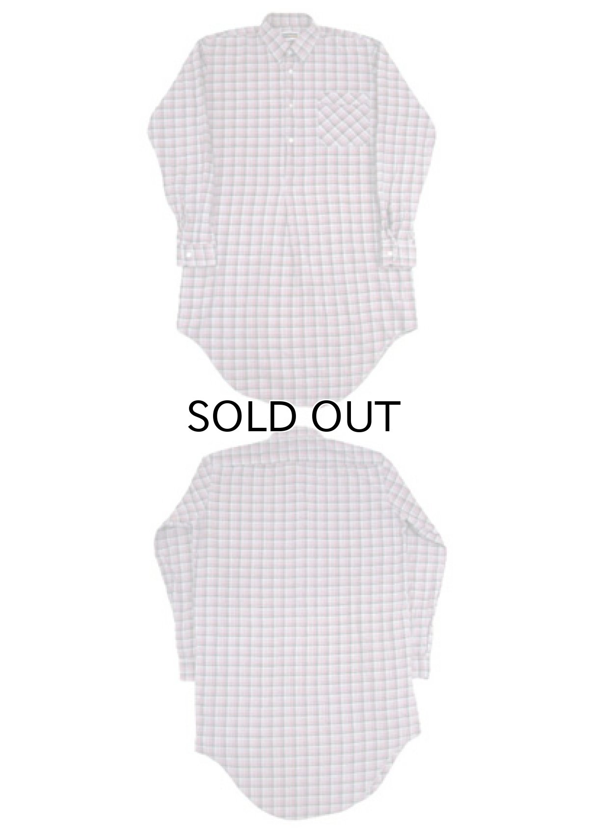 画像3: ~ 1970's OLD Europe L/S Pullover Long Shirts  PINK系 size M位  (表記 なし ) (3)