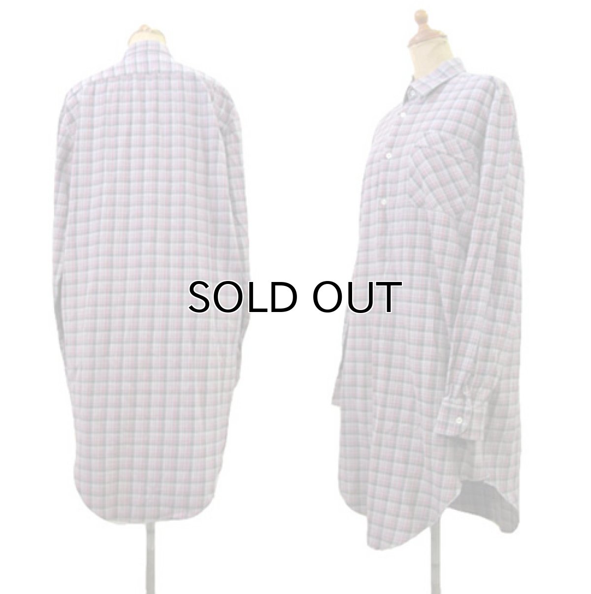 画像2: ~ 1970's OLD Europe L/S Pullover Long Shirts  PINK系 size M位  (表記 なし ) (2)