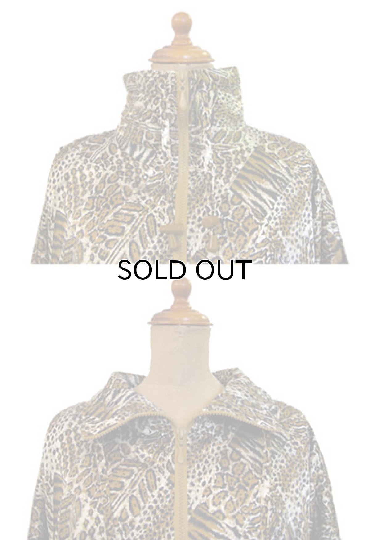 画像3: 1990's~ "Rafael" Animal Print Crazy Pattern Nylon Jacket size M - L位 (表記 S) (3)