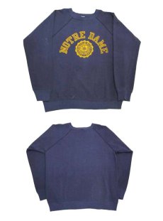 画像4: 1980's "Champion" College Print Sweat　NAVY　sizeS -  M 位 (表記 L) (4)