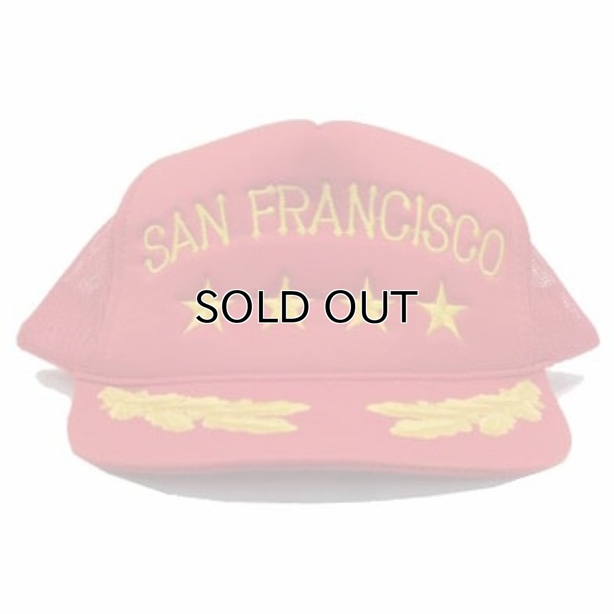 画像2: "Gem Hour" SAN FRANCISCO Mesh Cap color : RED (2)