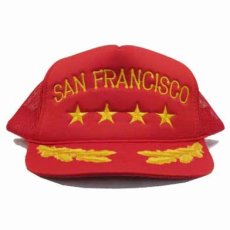 画像2: "Gem Hour" SAN FRANCISCO Mesh Cap　color : RED (2)