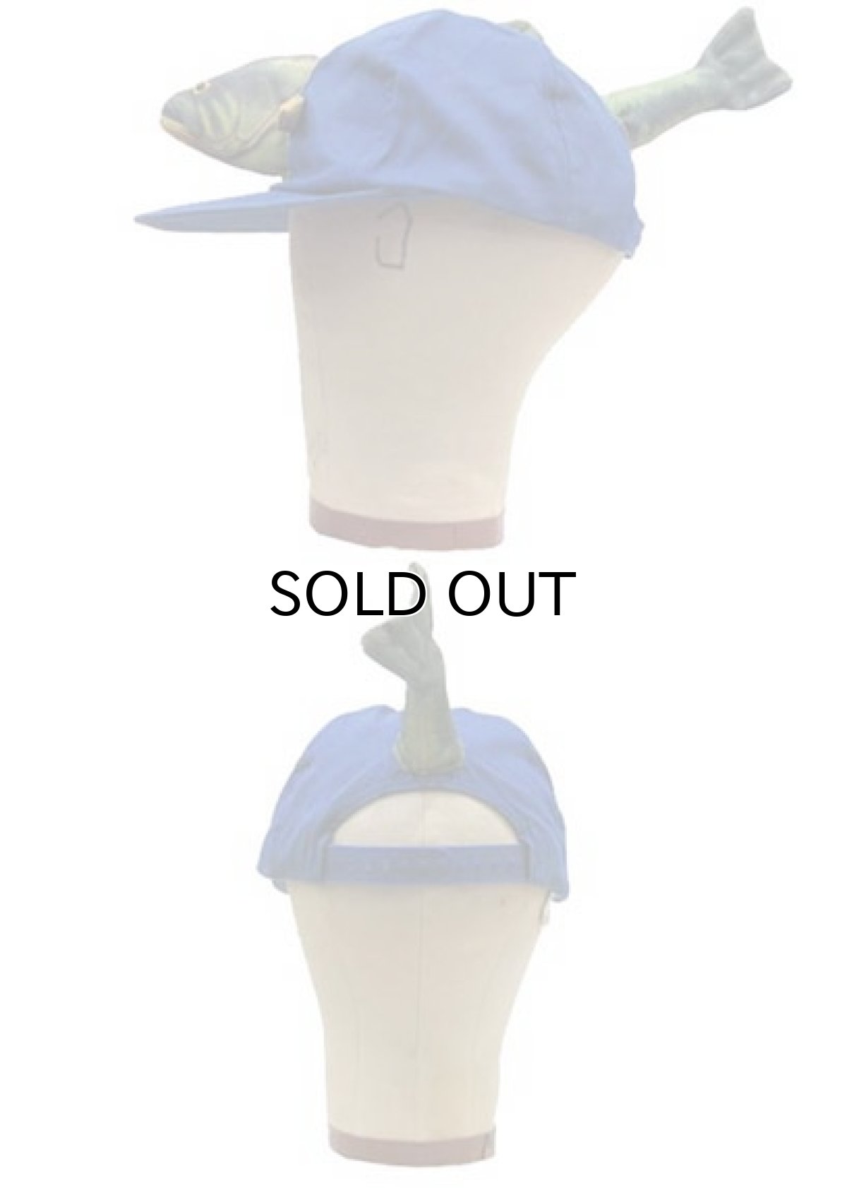 画像3: Decoration Cotton Cap　"魚"　color : BLUE (3)