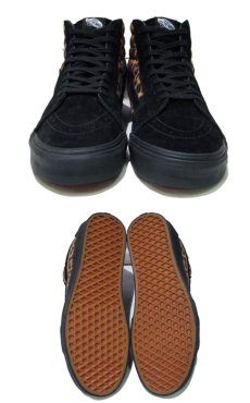 画像2: ◆SALE◆NEW VANS "Hi-Top" Suede / Canvas Sneaker　BLACK / LEOPARD　size US 8.5 (2)