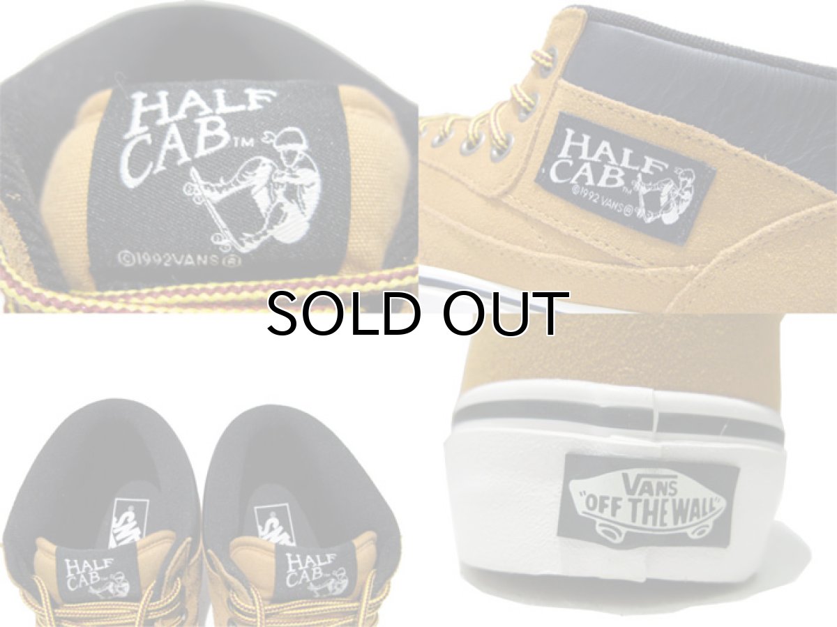 画像4: NEW VANS "HALF CAB" SUEDE Sneaker　CAMEL　size US 12  (4)