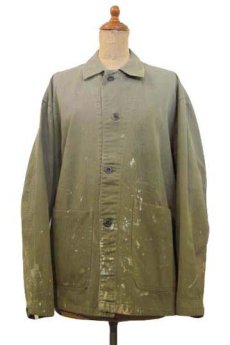 画像1: 1940's  USMC M-41 Herringbone Twill Jacket　size M - L ( 38 )位  (表記 不明) (1)