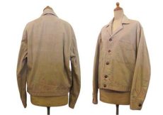画像2: 1950's  "VOISINET" Herringbone Twill Work Jacket　size L - XL位  (表記 44) (2)