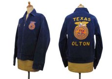 画像2: 1970's  FFA OLD Corduroy Jacket made in USA　color : NAVY　size S位  (表記 36) (2)